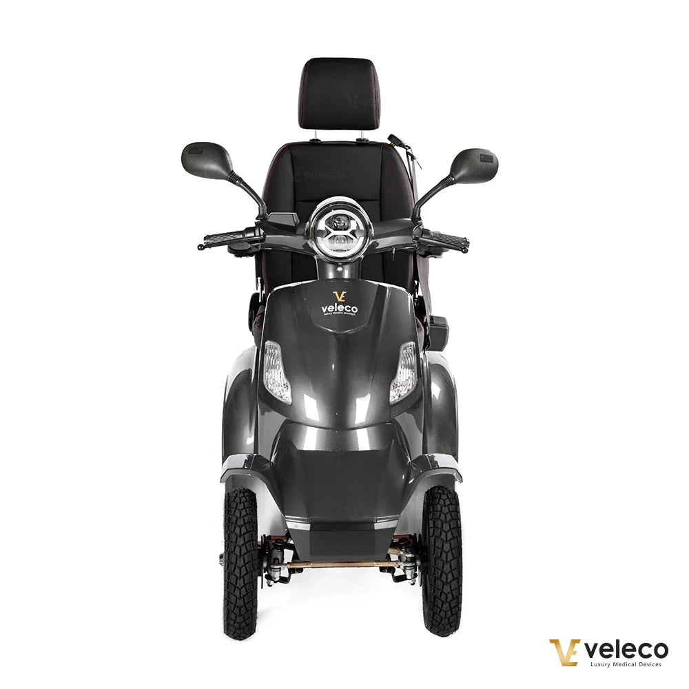 FASTER GREY CAPTAIN SEAT 4 SOLID WHEELS GEL BATTERY