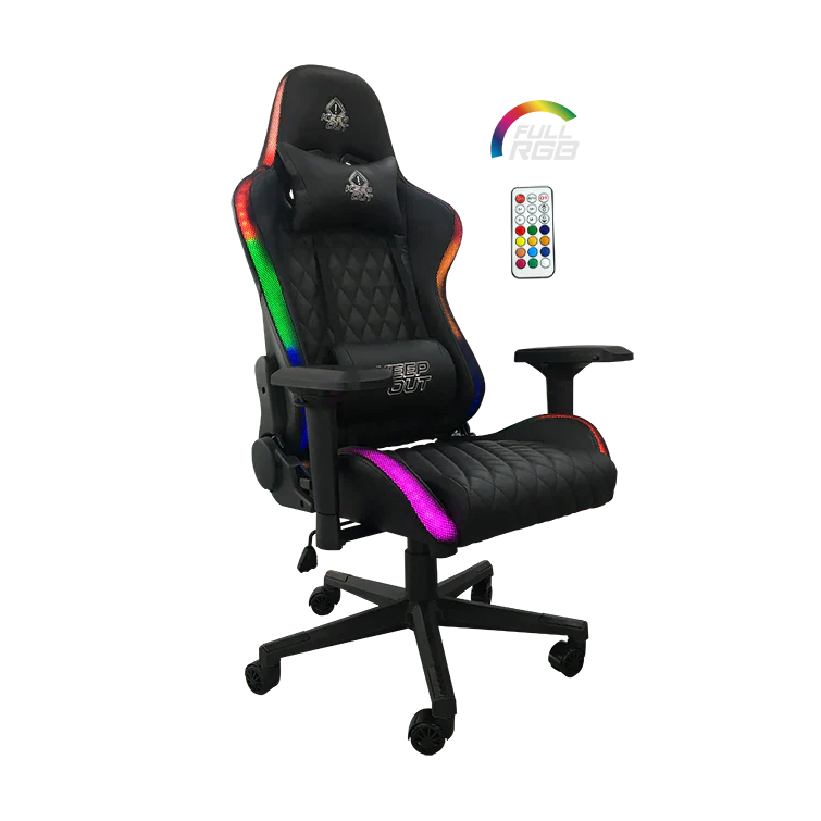 KEEPOUT GAMING CHAIR BLACK RGB