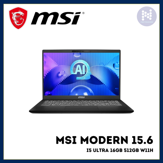 MSI 15.6 I5 ULTRA 16GB DDR5  512SSD W11H